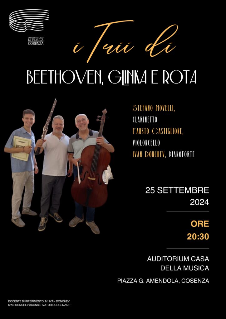 I Trii di Beethoven, Glinka e Rota