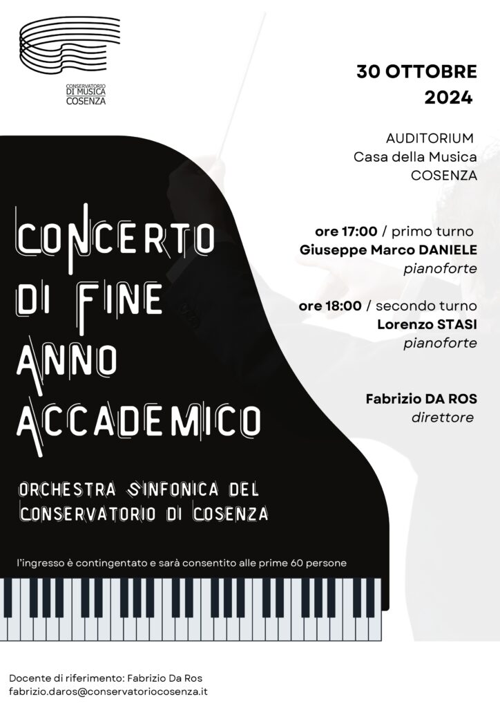 Concerto di fine anno accademico