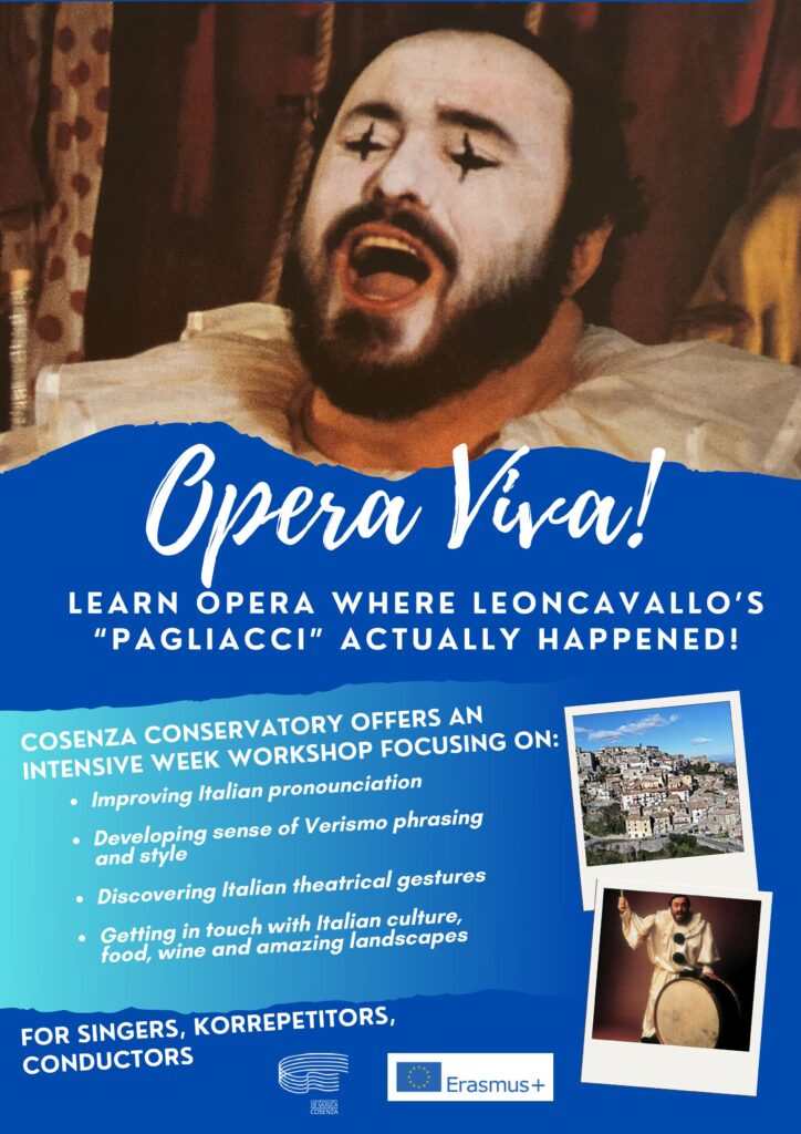 INCOMING STUDENTS* Opera Viva! Blended Intensive Programme (BIP) Erasmus+ June 17th – 21st, 2025